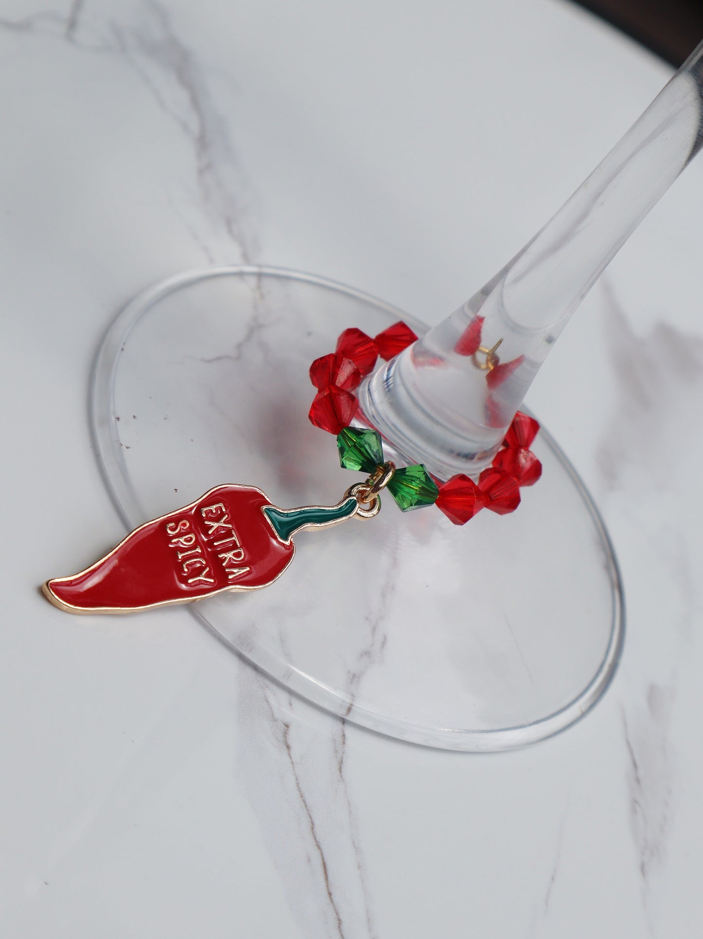 Hot Tamale Wine Charm